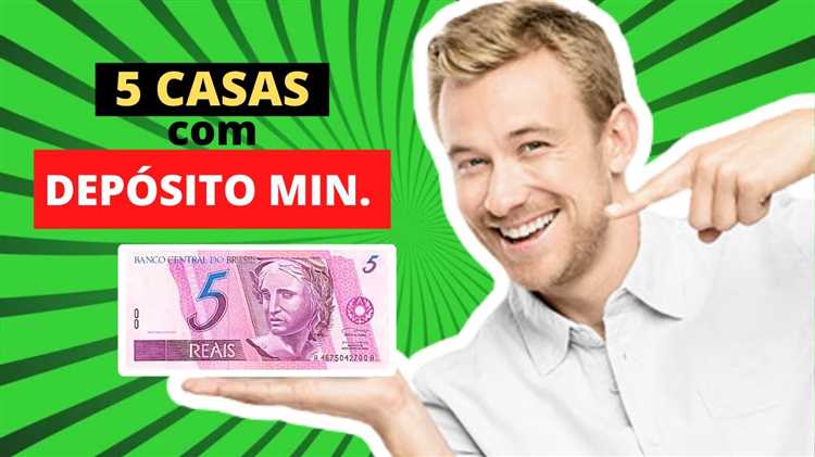 Casas de apostas com deposito minimo de 5 reais